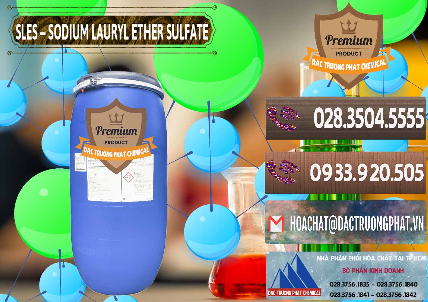 Công ty chuyên bán & cung cấp Chất Tạo Bọt Sles - Sodium Lauryl Ether Sulphate Kao Indonesia - 0046 - Nơi chuyên bán - cung cấp hóa chất tại TP.HCM - hoachatviet.net