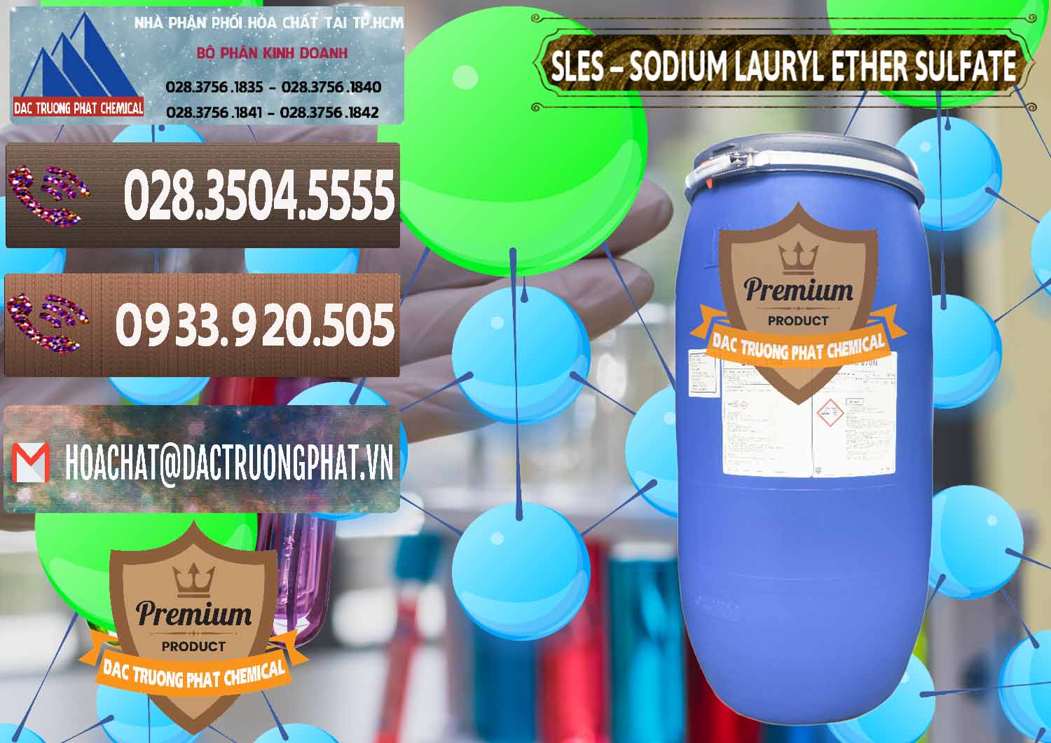 Chuyên nhập khẩu & bán Chất Tạo Bọt Sles - Sodium Lauryl Ether Sulphate Kao Indonesia - 0046 - Đơn vị phân phối & bán hóa chất tại TP.HCM - hoachatviet.net
