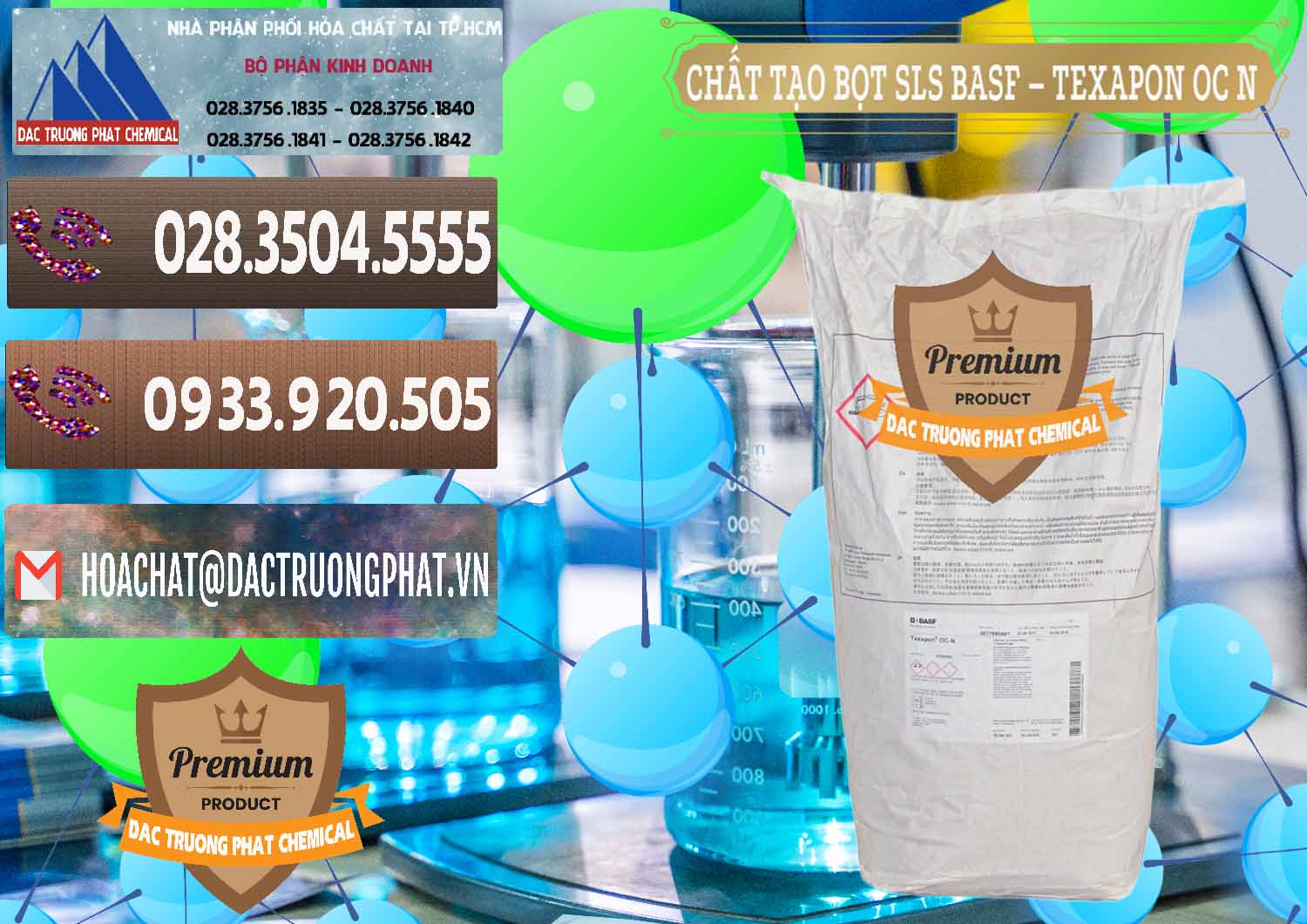 Nơi bán & cung ứng Chất Tạo Bọt SLS - Sodium Lauryl Sulfate BASF Texapon OC N - 0049 - Cty bán và cung cấp hóa chất tại TP.HCM - hoachatviet.net