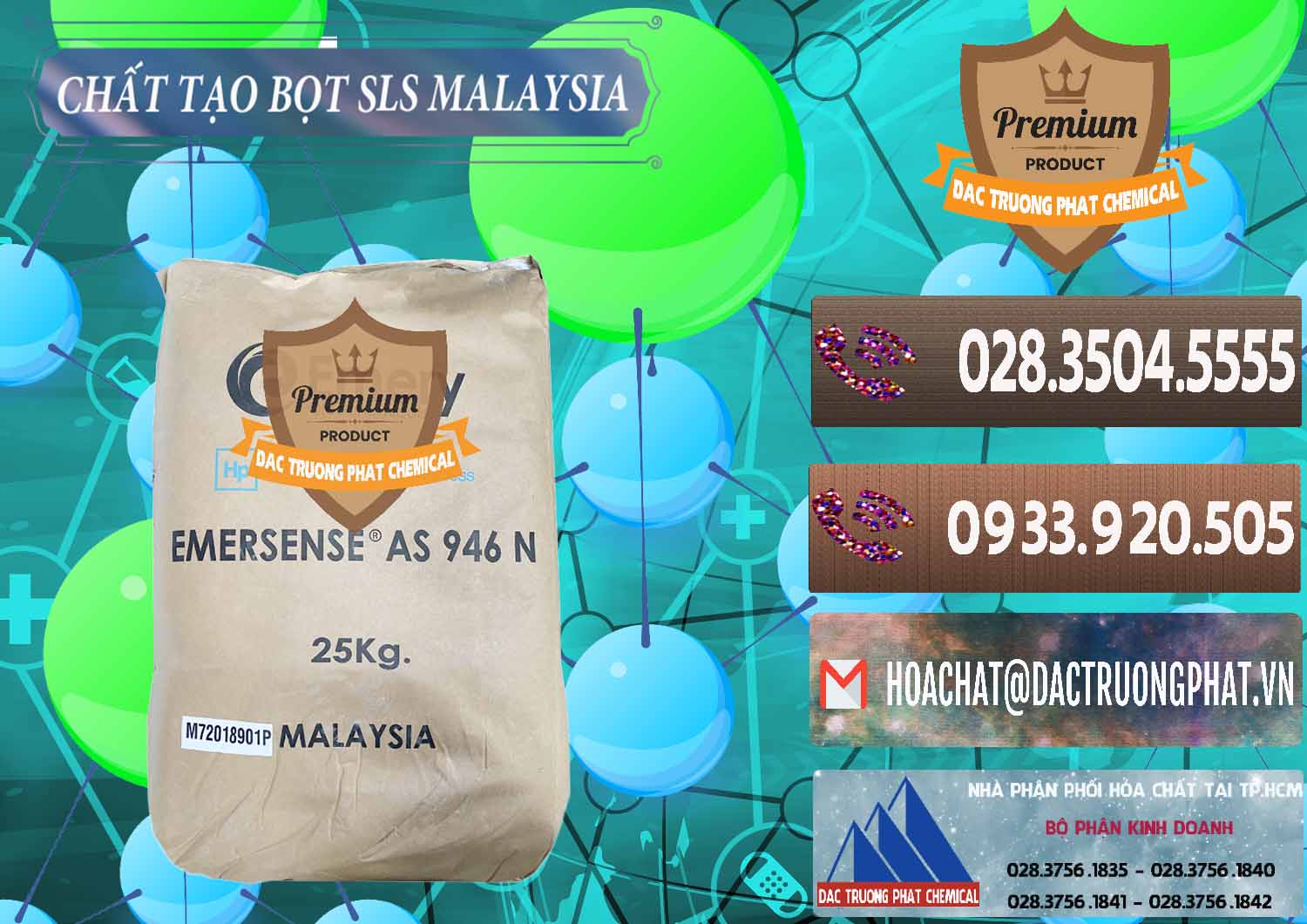 Nhà cung ứng và bán Chất Tạo Bọt SLS Emery - Emersense AS 946N Mã Lai Malaysia - 0423 - Nơi cung cấp _ kinh doanh hóa chất tại TP.HCM - hoachatviet.net