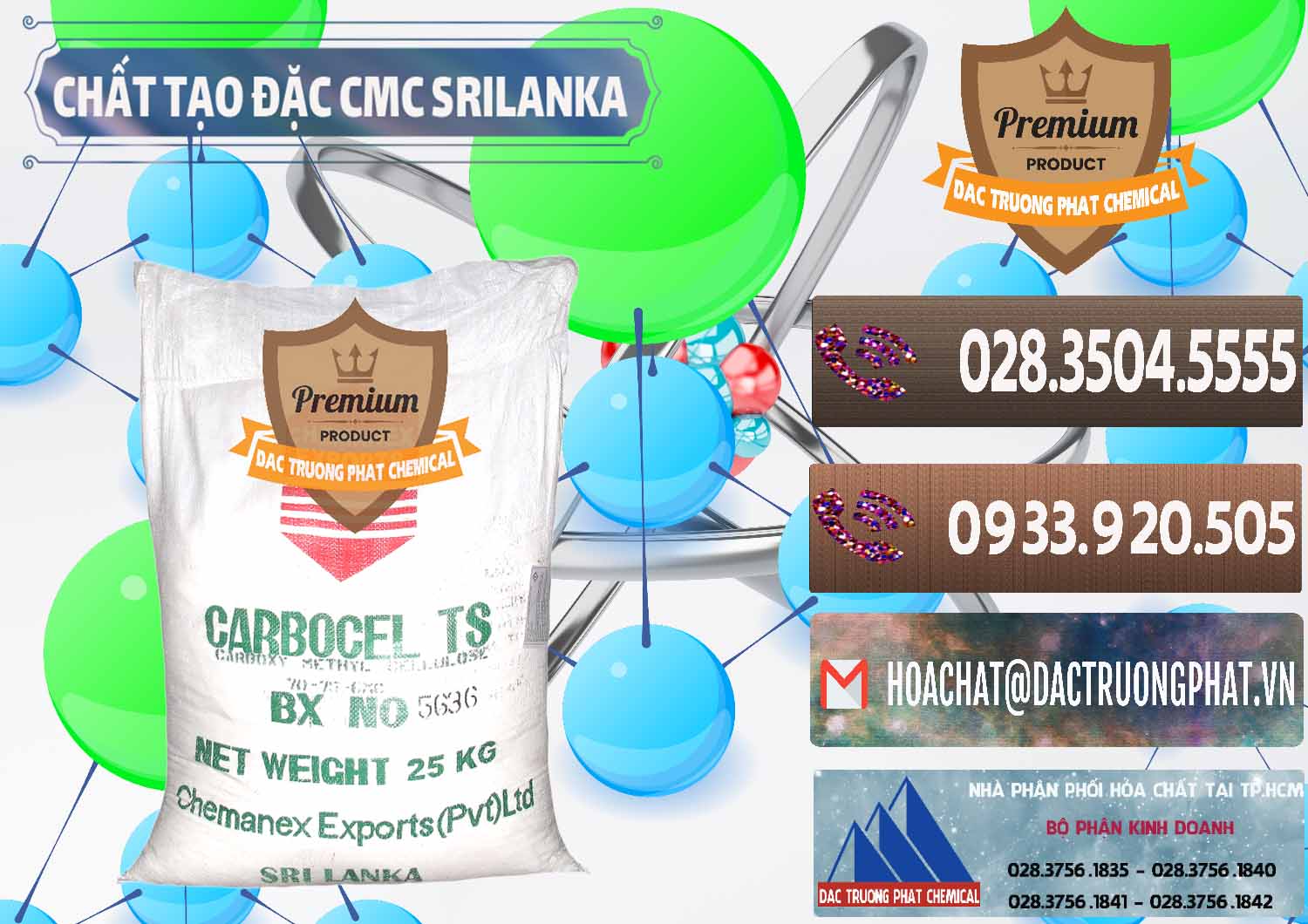 Chuyên cung cấp _ bán Chất Tạo Đặc CMC - Carboxyl Methyl Cellulose Srilanka - 0045 - Cty chuyên bán _ cung cấp hóa chất tại TP.HCM - hoachatviet.net