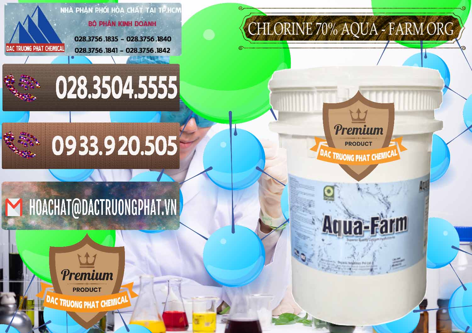 Công ty chuyên bán và cung cấp Chlorine – Clorin 70% Aqua - Farm ORG Organic Ấn Độ India - 0246 - Phân phối ( cung ứng ) hóa chất tại TP.HCM - hoachatviet.net
