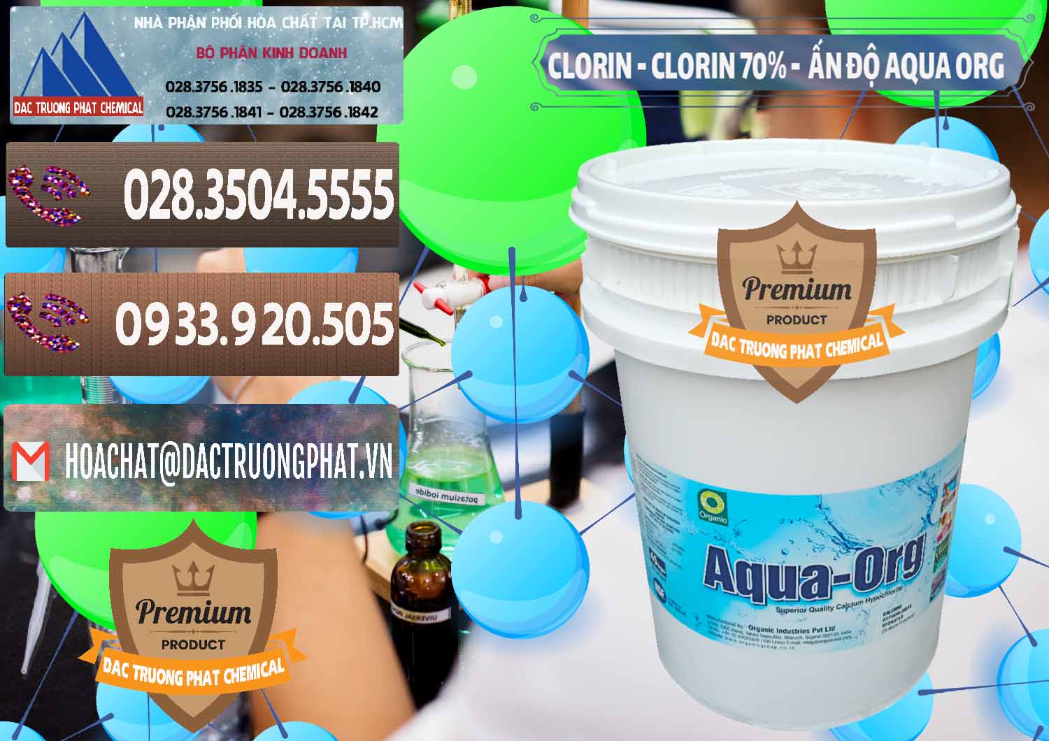 Đơn vị nhập khẩu & bán Chlorine – Clorin Ấn Độ Aqua ORG Organic India - 0051 - Cung cấp và phân phối hóa chất tại TP.HCM - hoachatviet.net