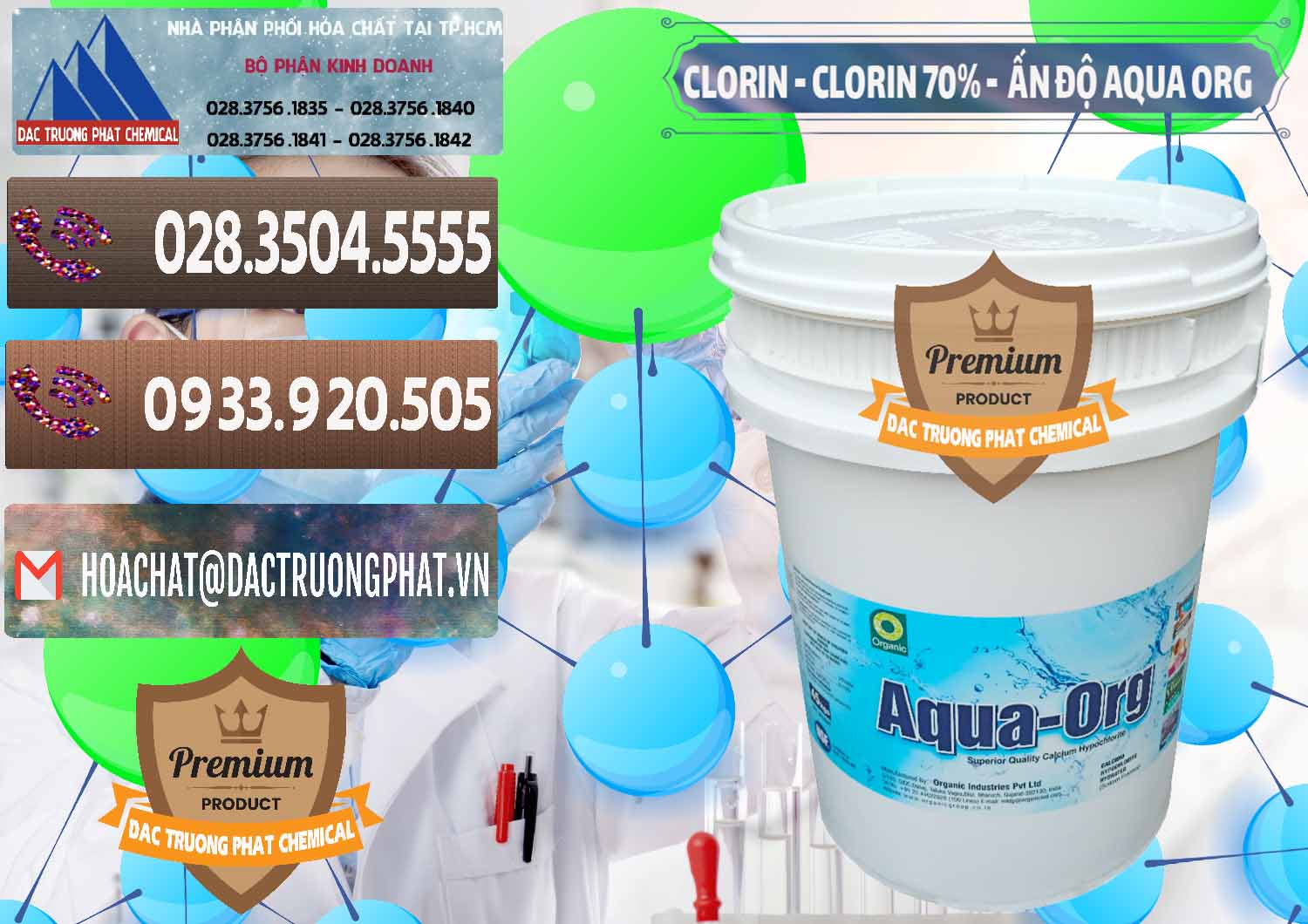 Đơn vị chuyên bán - cung ứng Chlorine – Clorin Ấn Độ Aqua ORG Organic India - 0051 - Nơi chuyên cung cấp & bán hóa chất tại TP.HCM - hoachatviet.net