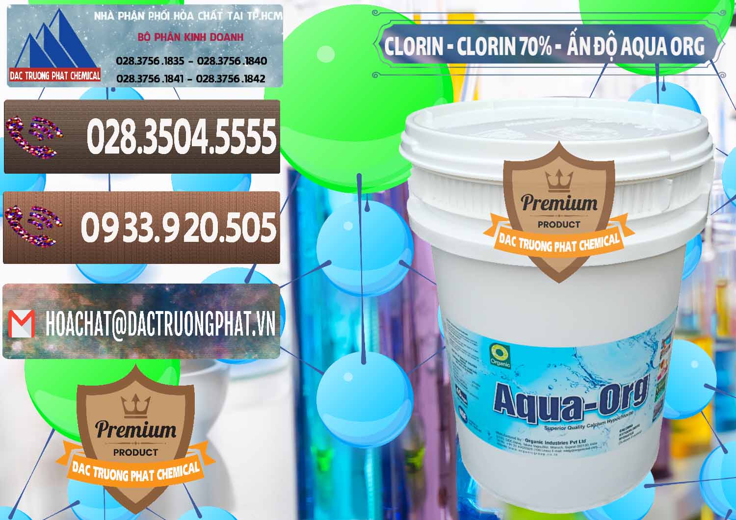 Nhà cung cấp & bán Chlorine – Clorin Ấn Độ Aqua ORG Organic India - 0051 - Cty kinh doanh _ cung cấp hóa chất tại TP.HCM - hoachatviet.net