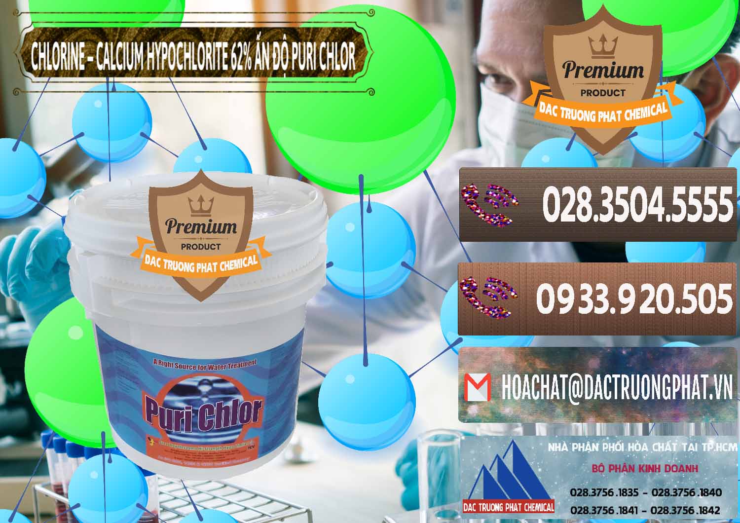 Công ty kinh doanh và bán Chlorine – Clorin 62% Puri Chlo Ấn Độ India - 0052 - Nơi phân phối ( cung cấp ) hóa chất tại TP.HCM - hoachatviet.net
