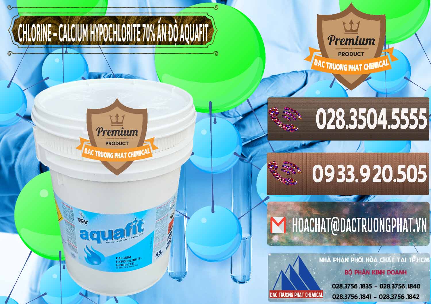 Kinh doanh _ bán Clorin – Chlorine 70% Aquafit Thùng Cao TGV Ấn Độ India - 0054 - Công ty phân phối ( cung ứng ) hóa chất tại TP.HCM - hoachatviet.net