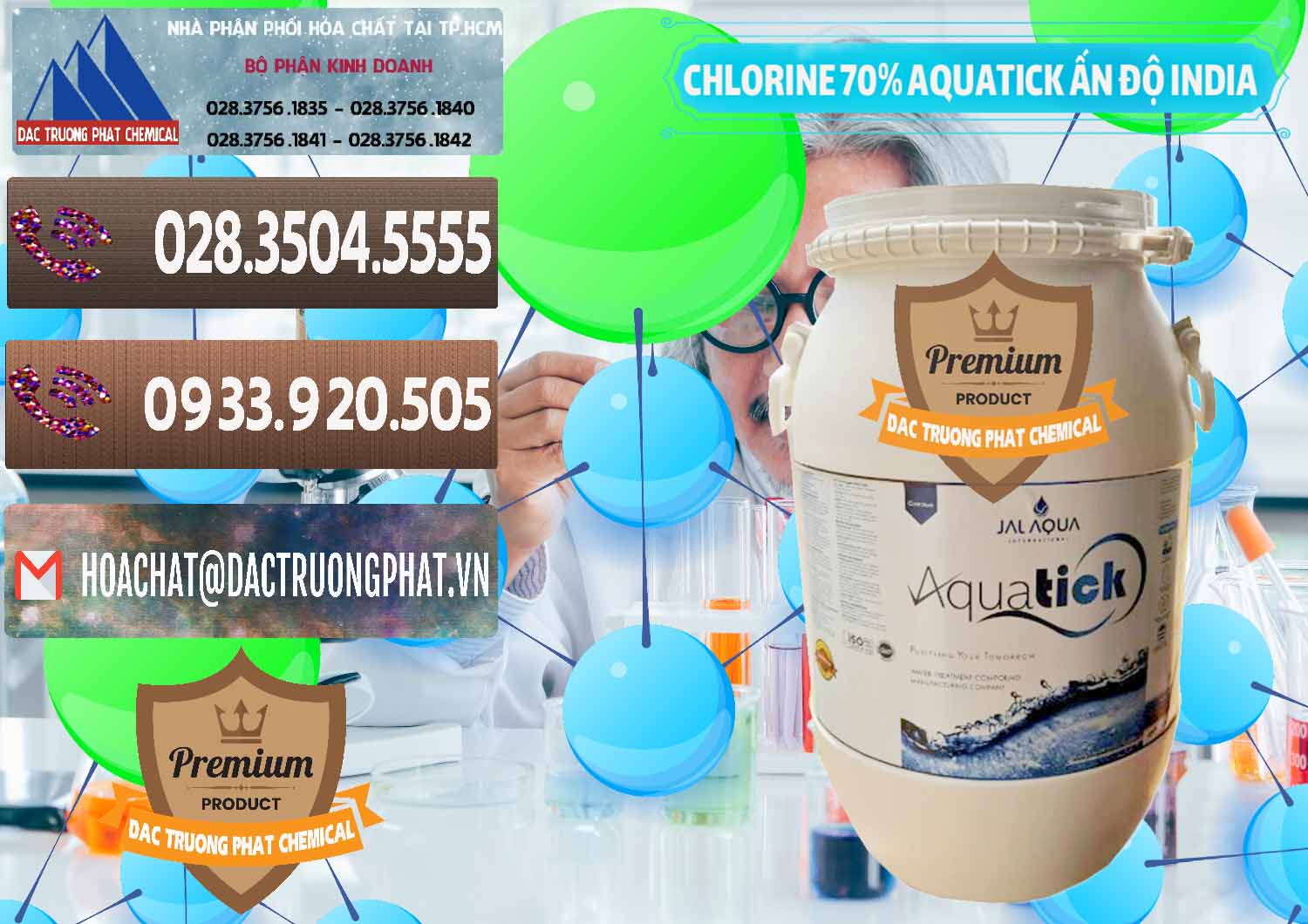 Nơi chuyên bán - cung ứng Chlorine – Clorin 70% Aquatick Jal Aqua Ấn Độ India - 0215 - Nơi chuyên cung cấp ( bán ) hóa chất tại TP.HCM - hoachatviet.net