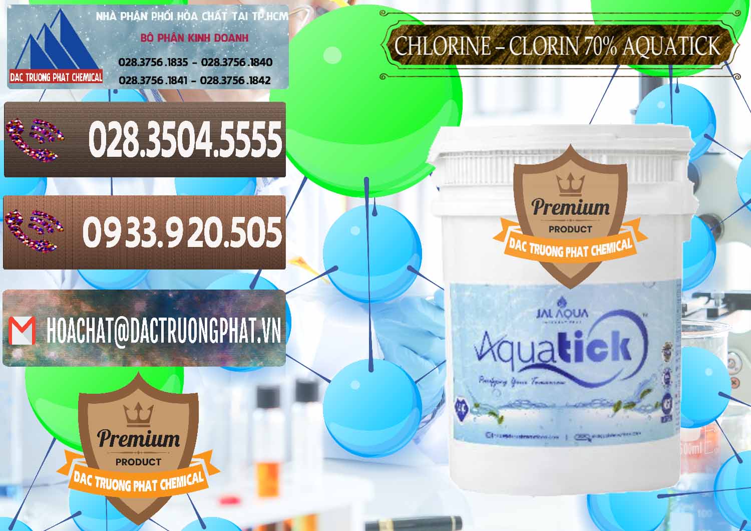 Đơn vị phân phối - bán Chlorine – Clorin 70% Aquatick Thùng Cao Jal Aqua Ấn Độ India - 0237 - Nơi chuyên bán và cung cấp hóa chất tại TP.HCM - hoachatviet.net