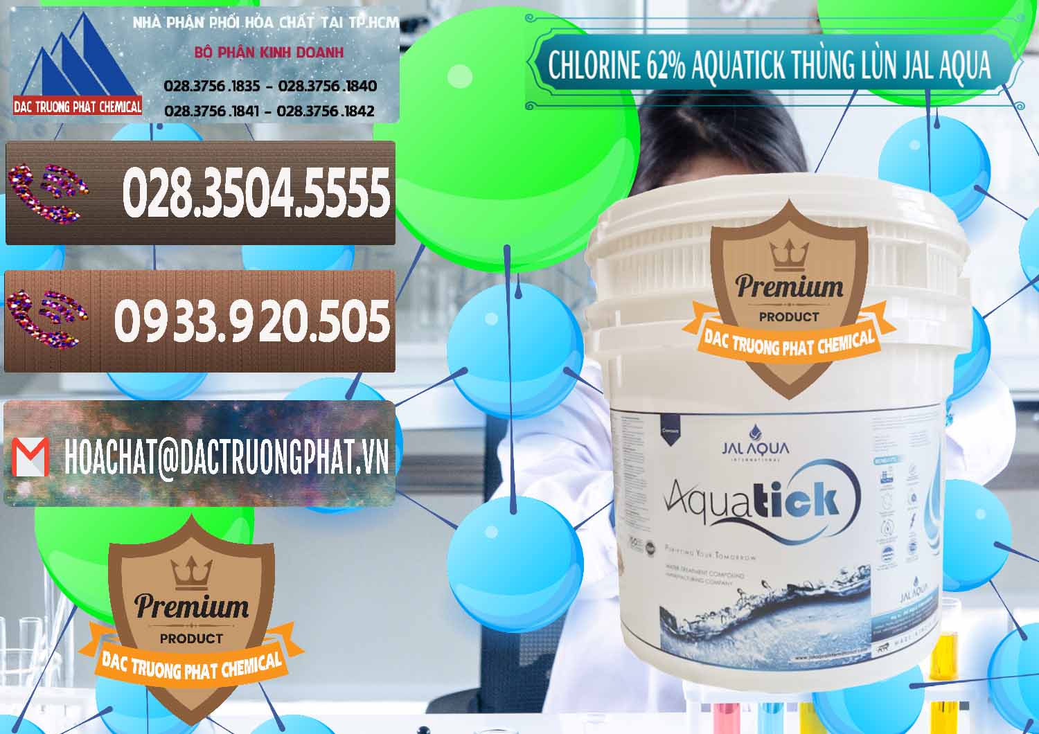 Đơn vị chuyên cung ứng - bán Chlorine – Clorin 62% Aquatick Thùng Lùn Jal Aqua Ấn Độ India - 0238 - Công ty phân phối ( nhập khẩu ) hóa chất tại TP.HCM - hoachatviet.net