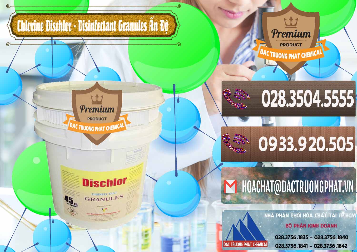 Nhà cung ứng và bán Chlorine – Clorin 70% Dischlor - Disinfectant Granules Ấn Độ India - 0248 - Công ty chuyên cung cấp & nhập khẩu hóa chất tại TP.HCM - hoachatviet.net
