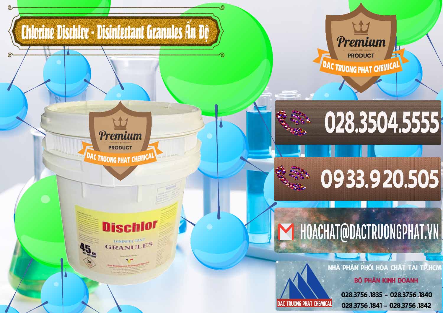 Nơi chuyên phân phối và bán Chlorine – Clorin 70% Dischlor - Disinfectant Granules Ấn Độ India - 0248 - Nhà phân phối _ kinh doanh hóa chất tại TP.HCM - hoachatviet.net
