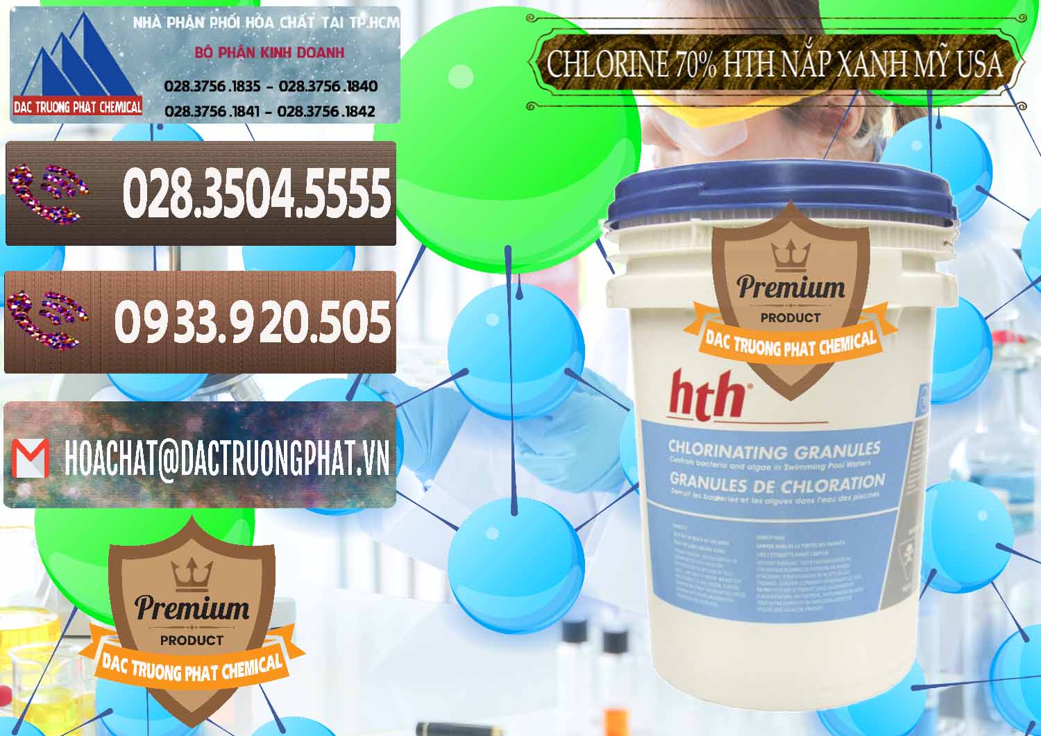 Công ty phân phối - bán Clorin – Chlorine 70% HTH Nắp Xanh Mỹ Usa - 0245 - Đơn vị cung cấp _ kinh doanh hóa chất tại TP.HCM - hoachatviet.net