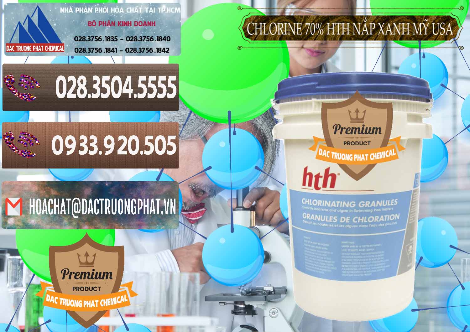 Công ty chuyên nhập khẩu và bán Clorin – Chlorine 70% HTH Nắp Xanh Mỹ Usa - 0245 - Chuyên bán _ phân phối hóa chất tại TP.HCM - hoachatviet.net