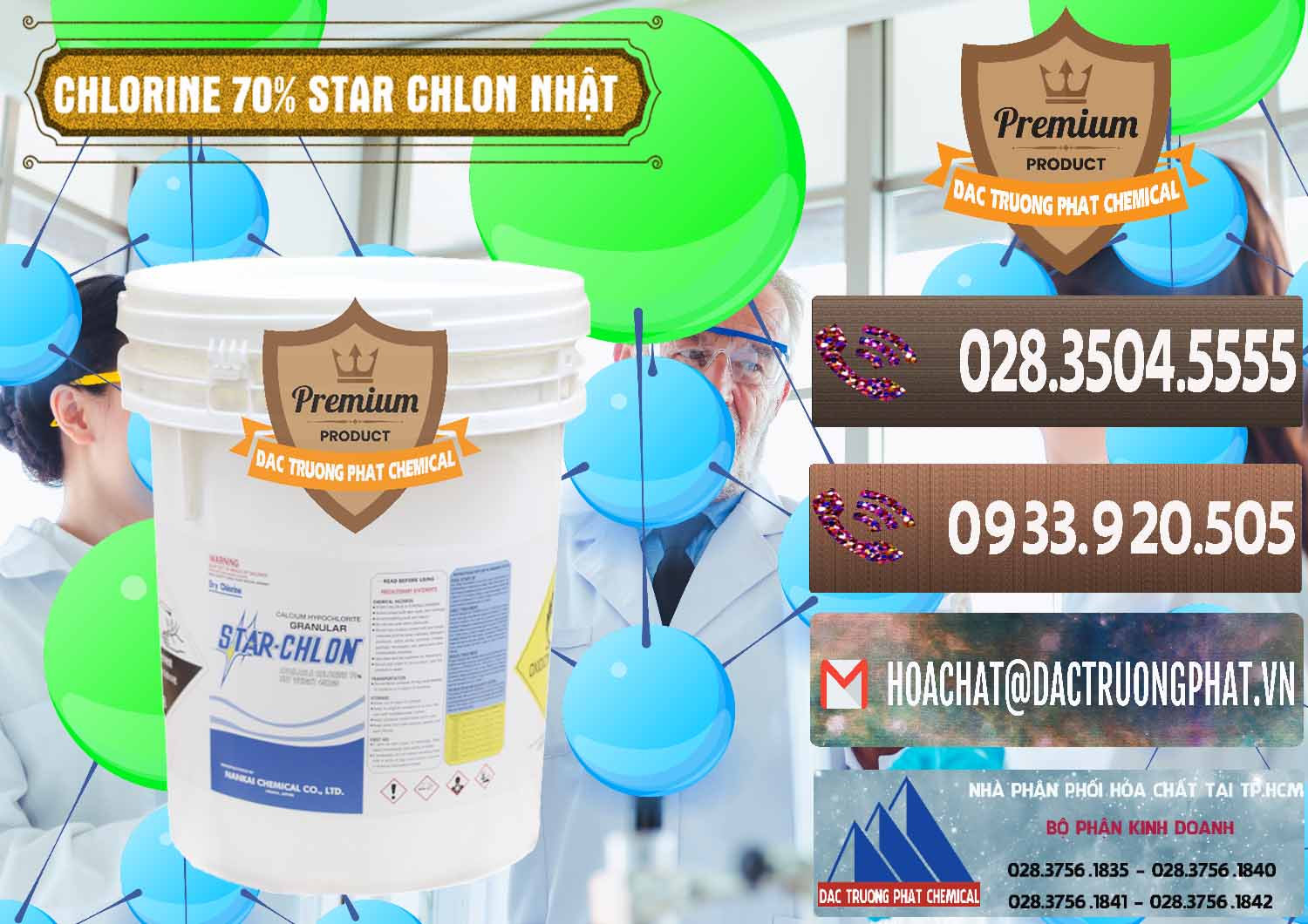 Nhà nhập khẩu và bán Clorin – Chlorine 70% Star Chlon Nhật Bản Japan - 0243 - Công ty chuyên kinh doanh và cung cấp hóa chất tại TP.HCM - hoachatviet.net