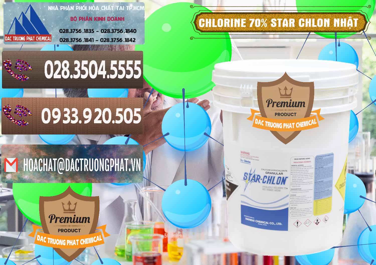 Nhà cung cấp ( bán ) Clorin – Chlorine 70% Star Chlon Nhật Bản Japan - 0243 - Công ty kinh doanh - phân phối hóa chất tại TP.HCM - hoachatviet.net