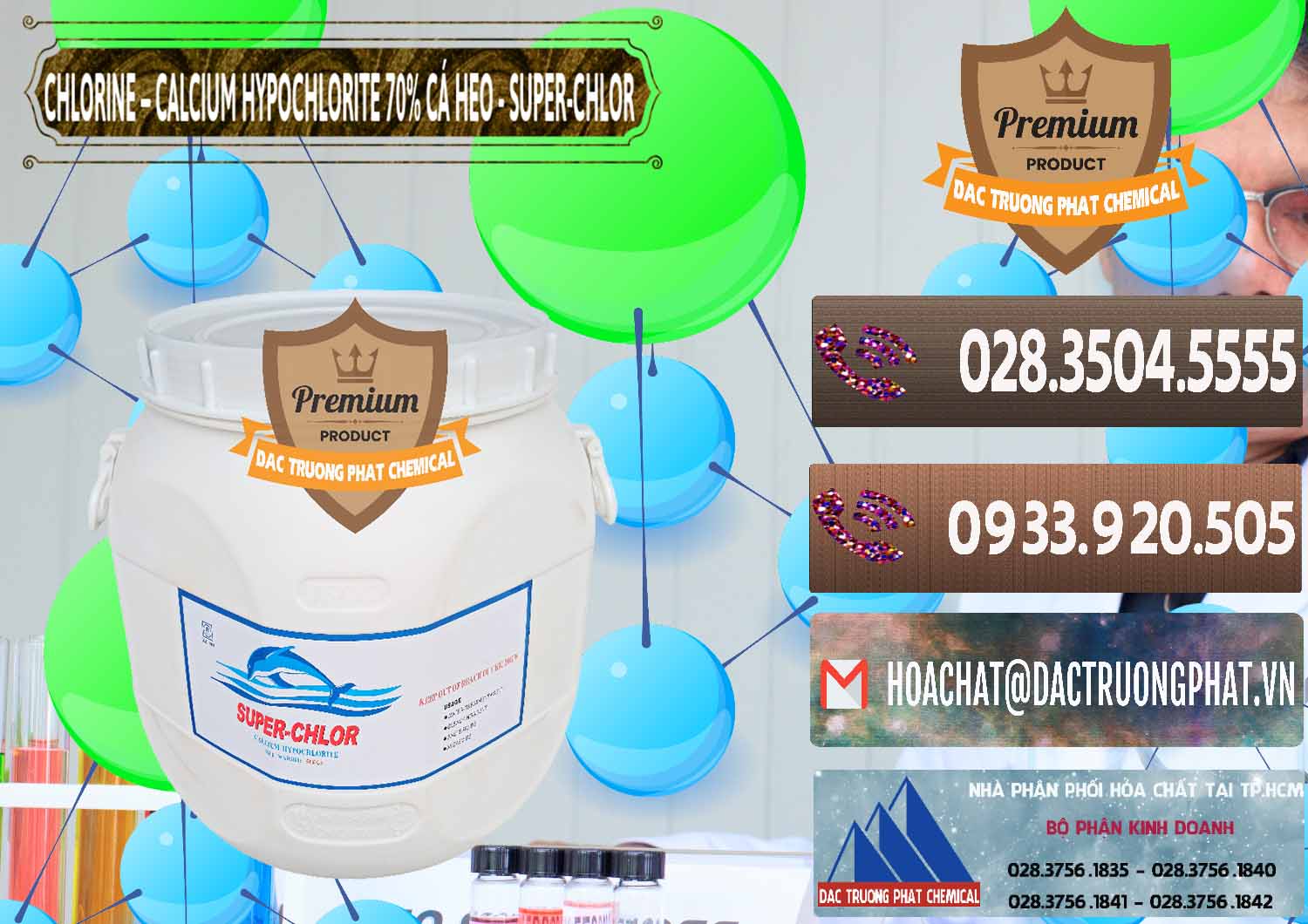 Nơi nhập khẩu _ bán Clorin - Chlorine Cá Heo 70% Super Chlor Trung Quốc China - 0058 - Đơn vị cung cấp ( bán ) hóa chất tại TP.HCM - hoachatviet.net