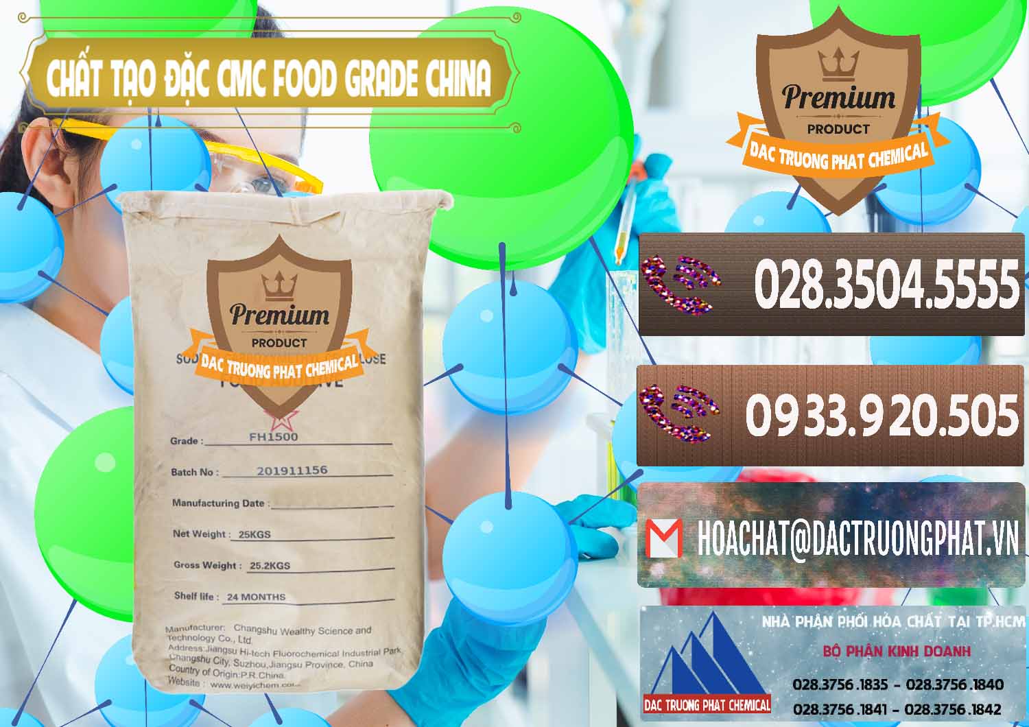 Công ty bán và cung cấp Chất Tạo Đặc CMC Wealthy Food Grade Trung Quốc China - 0426 - Nhà cung ứng & phân phối hóa chất tại TP.HCM - hoachatviet.net
