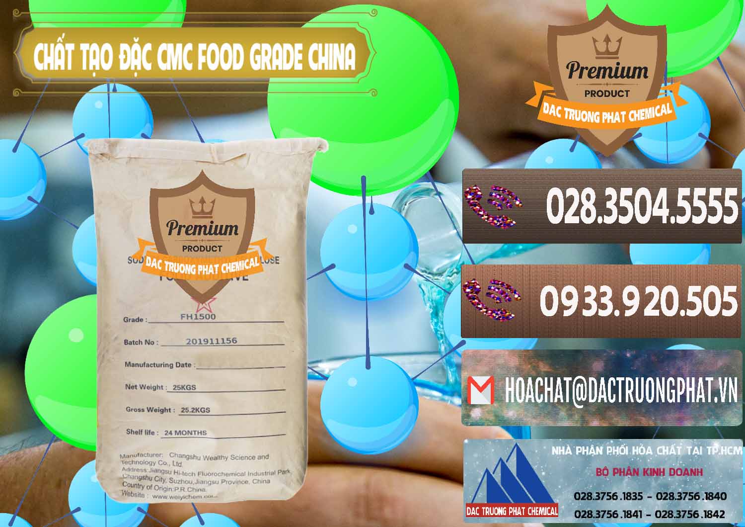 Chuyên nhập khẩu - bán Chất Tạo Đặc CMC Wealthy Food Grade Trung Quốc China - 0426 - Phân phối & kinh doanh hóa chất tại TP.HCM - hoachatviet.net