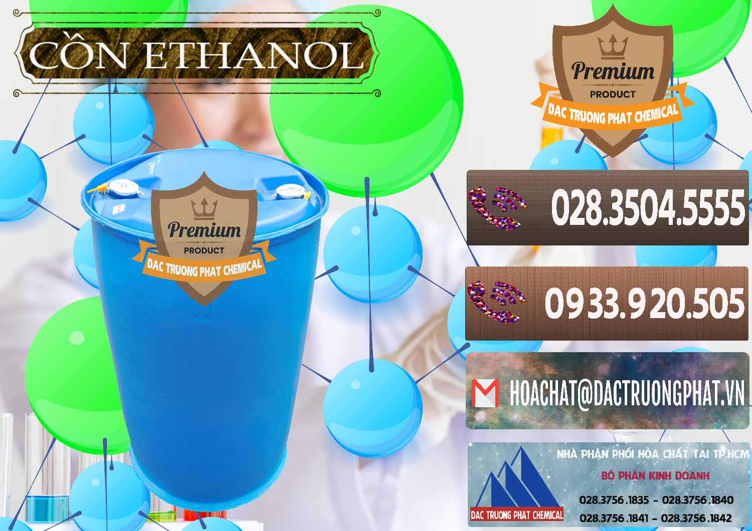 Đơn vị chuyên phân phối ( bán ) Cồn Ethanol - C2H5OH Thực Phẩm Food Grade Việt Nam - 0330 - Nơi phân phối ( cung ứng ) hóa chất tại TP.HCM - hoachatviet.net