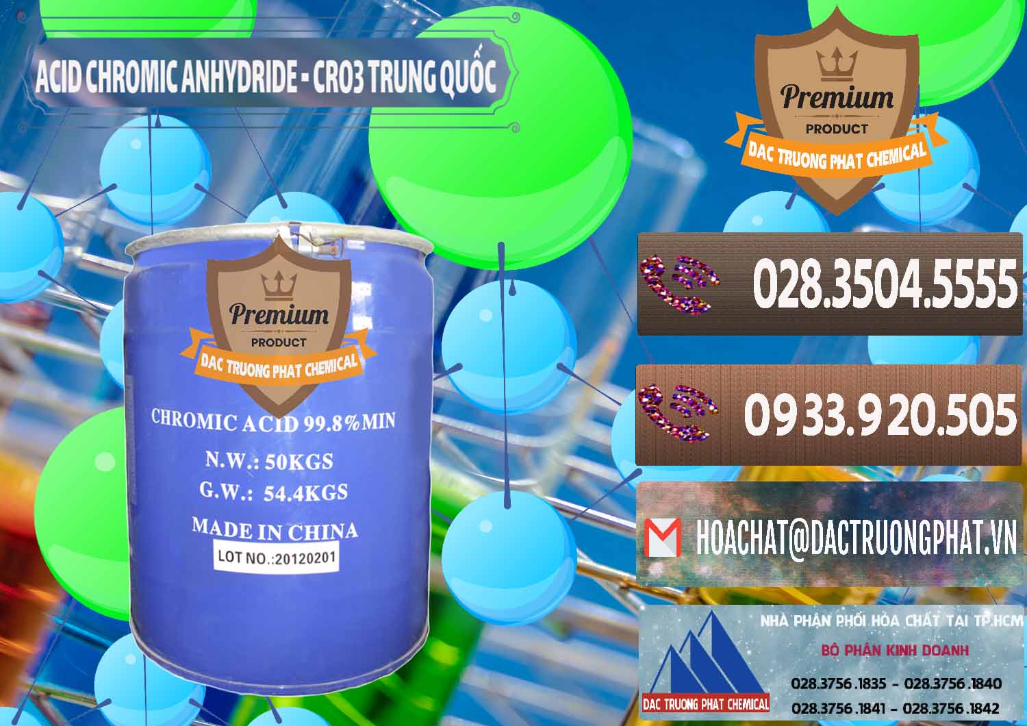 Bán & cung ứng Acid Chromic Anhydride - Cromic CRO3 Trung Quốc China - 0007 - Nơi nhập khẩu và cung cấp hóa chất tại TP.HCM - hoachatviet.net