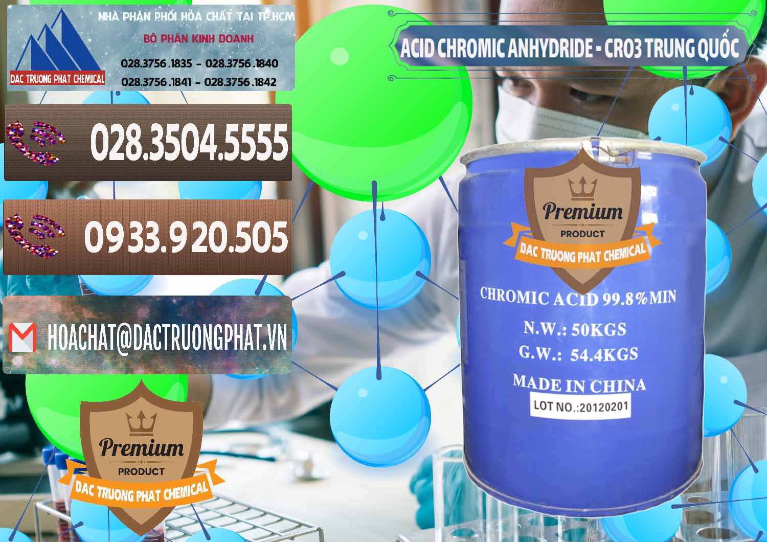 Công ty kinh doanh & bán Acid Chromic Anhydride - Cromic CRO3 Trung Quốc China - 0007 - Nơi chuyên cung cấp ( kinh doanh ) hóa chất tại TP.HCM - hoachatviet.net
