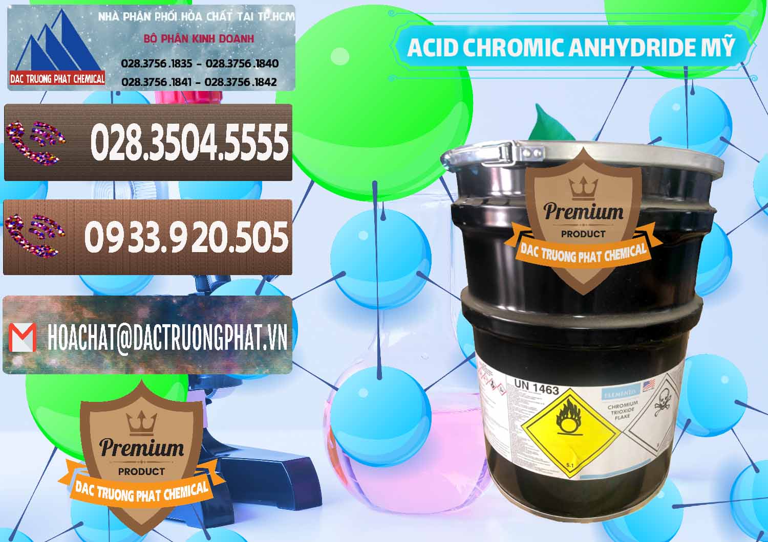 Chuyên cung ứng - bán Acid Chromic Anhydride - Cromic CRO3 USA Mỹ - 0364 - Cty bán _ phân phối hóa chất tại TP.HCM - hoachatviet.net