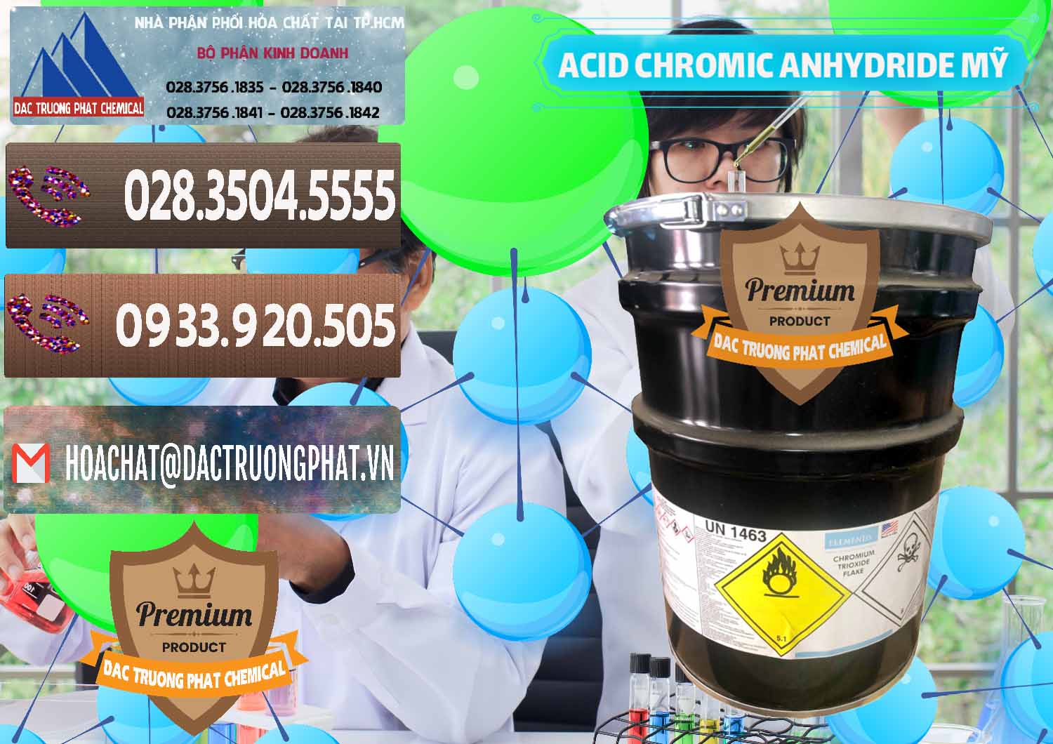 Cty bán _ cung ứng Acid Chromic Anhydride - Cromic CRO3 USA Mỹ - 0364 - Cty cung cấp và bán hóa chất tại TP.HCM - hoachatviet.net