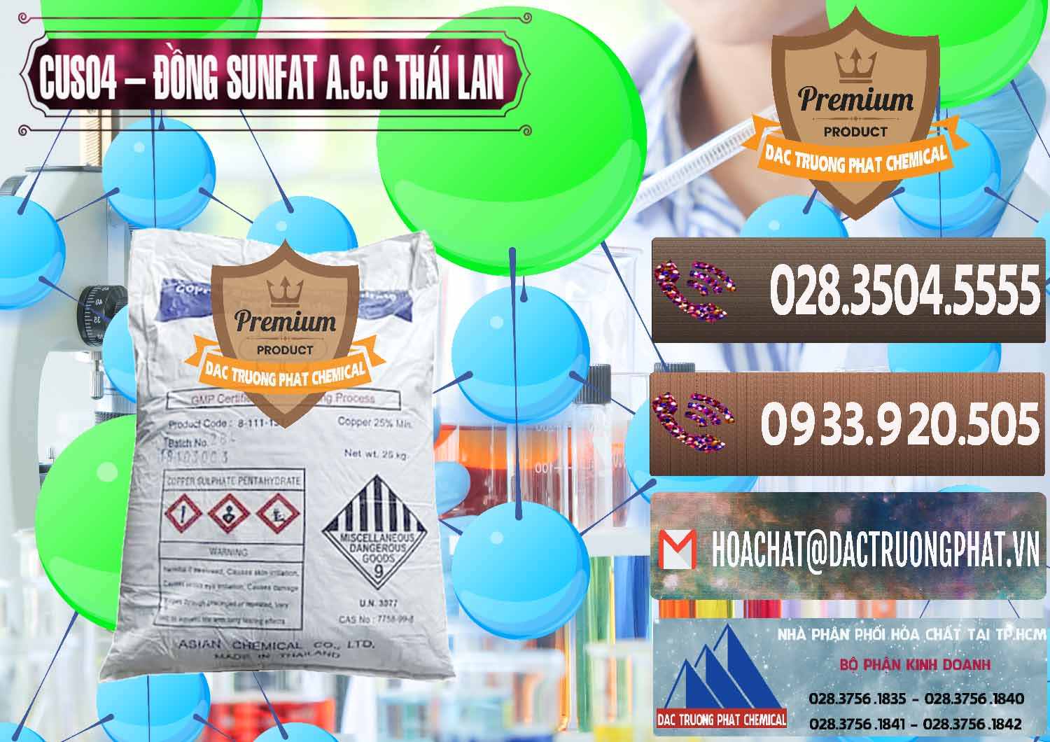 Đơn vị bán _ cung ứng CuSO4 – Đồng Sunfat A.C.C Thái Lan - 0249 - Công ty kinh doanh _ phân phối hóa chất tại TP.HCM - hoachatviet.net