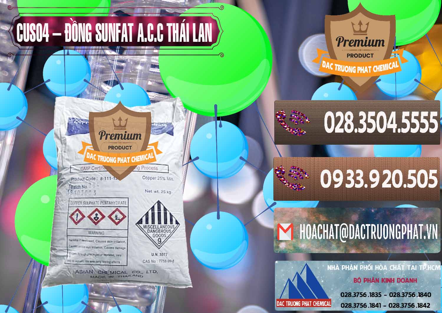 Công ty nhập khẩu _ bán CuSO4 – Đồng Sunfat A.C.C Thái Lan - 0249 - Cty cung ứng và phân phối hóa chất tại TP.HCM - hoachatviet.net