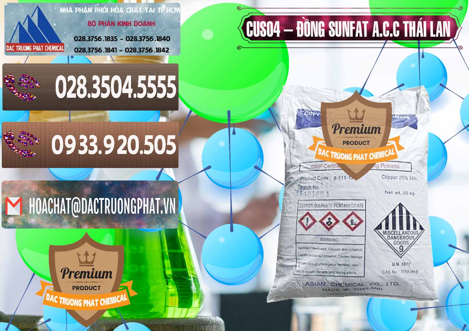 Công ty chuyên nhập khẩu _ bán CuSO4 – Đồng Sunfat A.C.C Thái Lan - 0249 - Cty cung cấp và nhập khẩu hóa chất tại TP.HCM - hoachatviet.net
