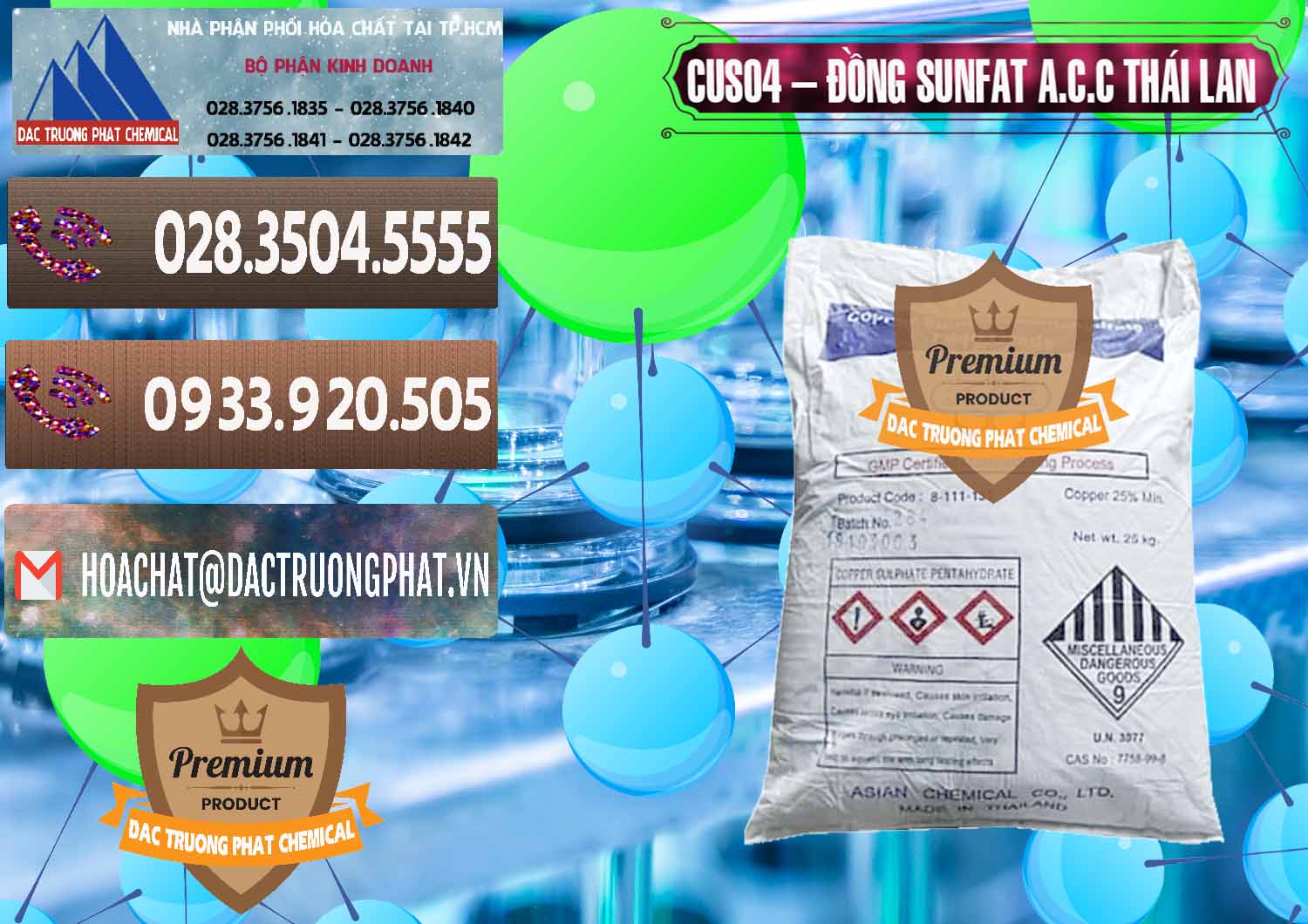 Cty bán ( phân phối ) CuSO4 – Đồng Sunfat A.C.C Thái Lan - 0249 - Đơn vị cung cấp & bán hóa chất tại TP.HCM - hoachatviet.net