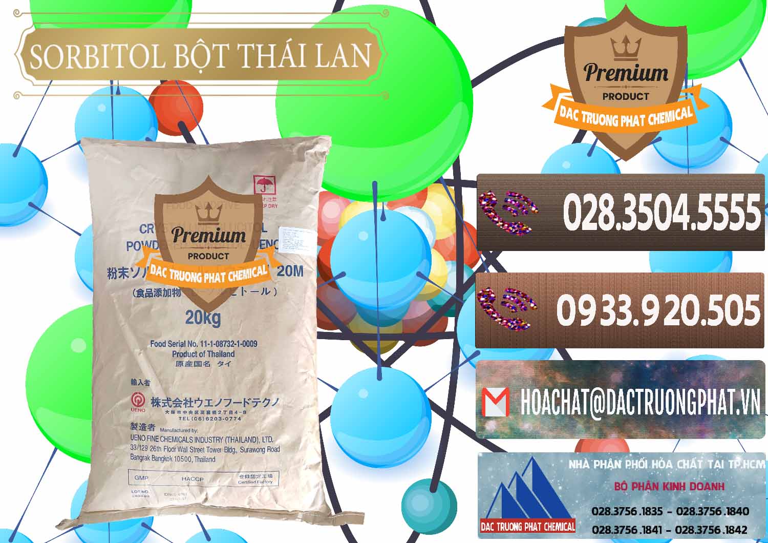 Nhà phân phối ( bán ) D-Sorbitol Bột - C6H14O6 Food Grade Thái Lan Thailand - 0322 - Công ty chuyên bán _ phân phối hóa chất tại TP.HCM - hoachatviet.net