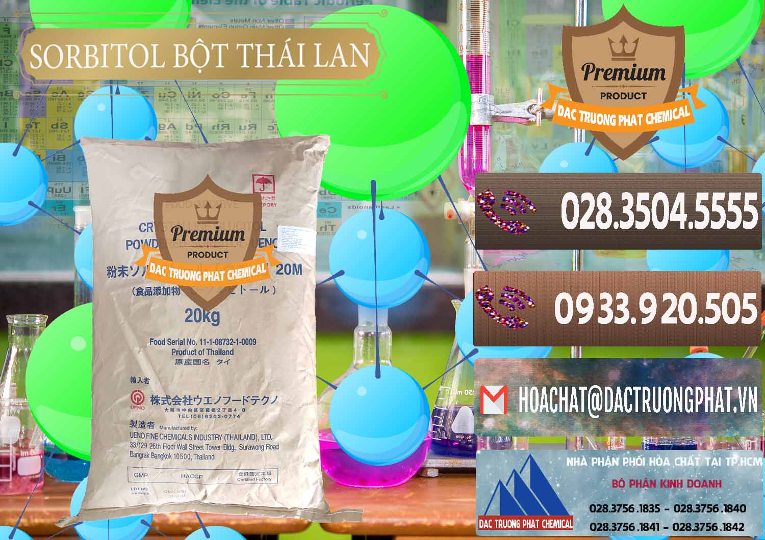 Công ty bán - phân phối D-Sorbitol Bột - C6H14O6 Food Grade Thái Lan Thailand - 0322 - Chuyên phân phối & cung cấp hóa chất tại TP.HCM - hoachatviet.net