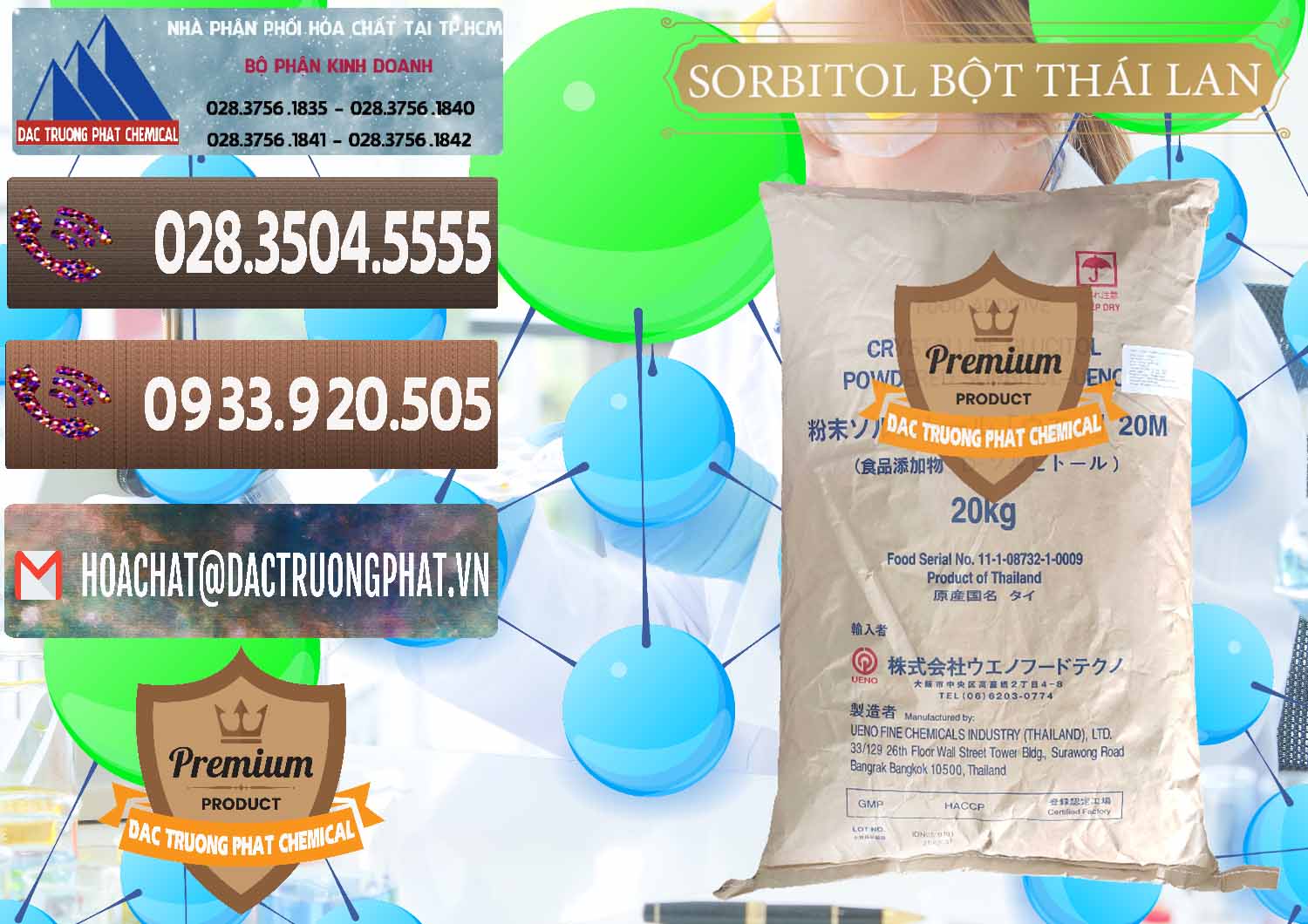 Cty bán ( cung cấp ) D-Sorbitol Bột - C6H14O6 Food Grade Thái Lan Thailand - 0322 - Đơn vị chuyên kinh doanh _ cung cấp hóa chất tại TP.HCM - hoachatviet.net