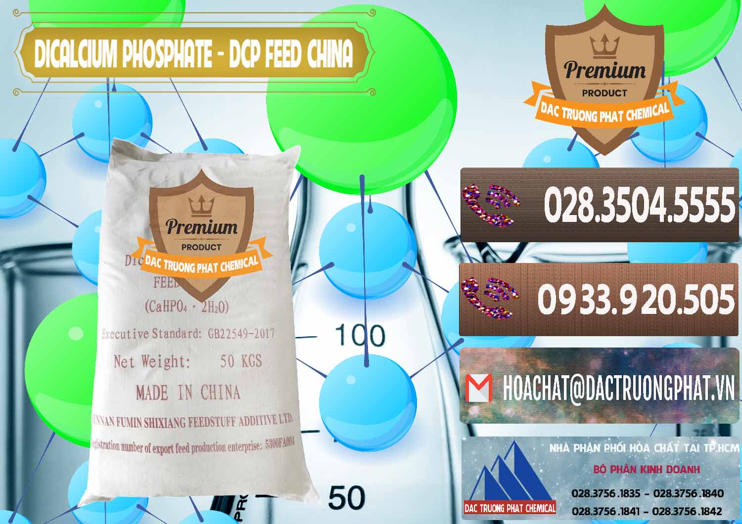 Nhà cung cấp & bán Dicalcium Phosphate - DCP Feed Grade Trung Quốc China - 0296 - Công ty phân phối & nhập khẩu hóa chất tại TP.HCM - hoachatviet.net