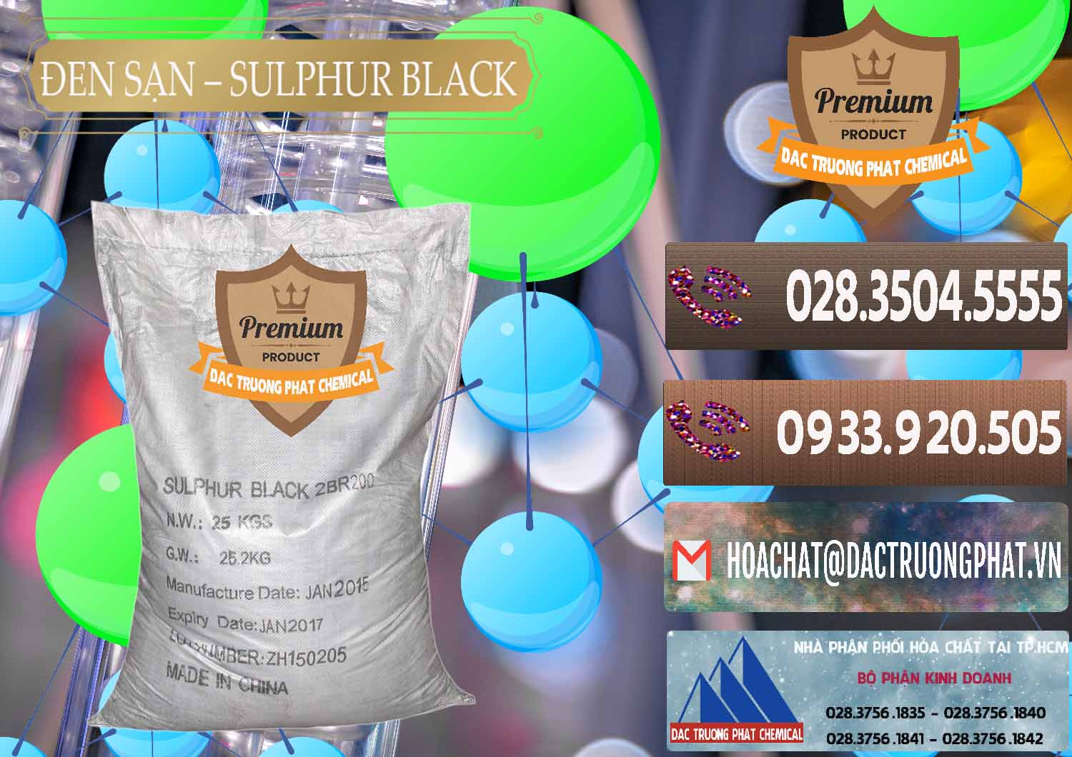 Nơi nhập khẩu và bán Đen Sạn – Sulphur Black Trung Quốc China - 0062 - Cty chuyên cung cấp - nhập khẩu hóa chất tại TP.HCM - hoachatviet.net