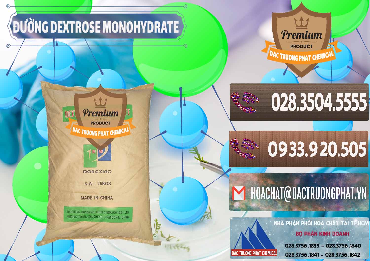 Chuyên nhập khẩu và bán Đường Dextrose Monohydrate Food Grade Dongxiao Trung Quốc China - 0063 - Đơn vị kinh doanh _ phân phối hóa chất tại TP.HCM - hoachatviet.net