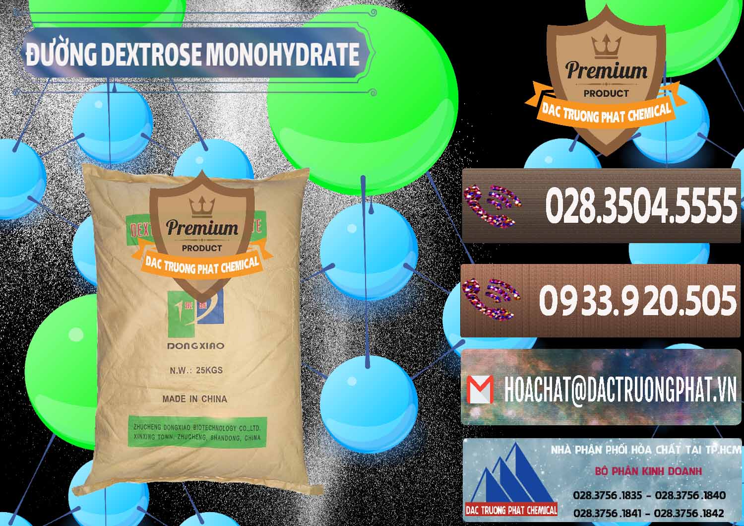 Công ty chuyên bán & cung cấp Đường Dextrose Monohydrate Food Grade Dongxiao Trung Quốc China - 0063 - Đơn vị cung cấp ( kinh doanh ) hóa chất tại TP.HCM - hoachatviet.net