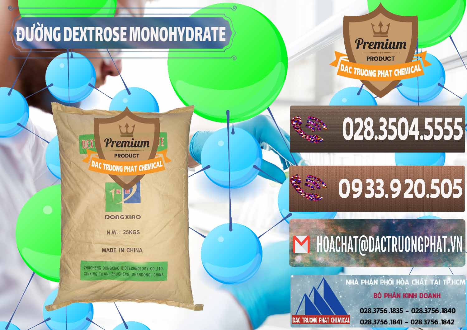 Nơi cung ứng & bán Đường Dextrose Monohydrate Food Grade Dongxiao Trung Quốc China - 0063 - Cung cấp - nhập khẩu hóa chất tại TP.HCM - hoachatviet.net