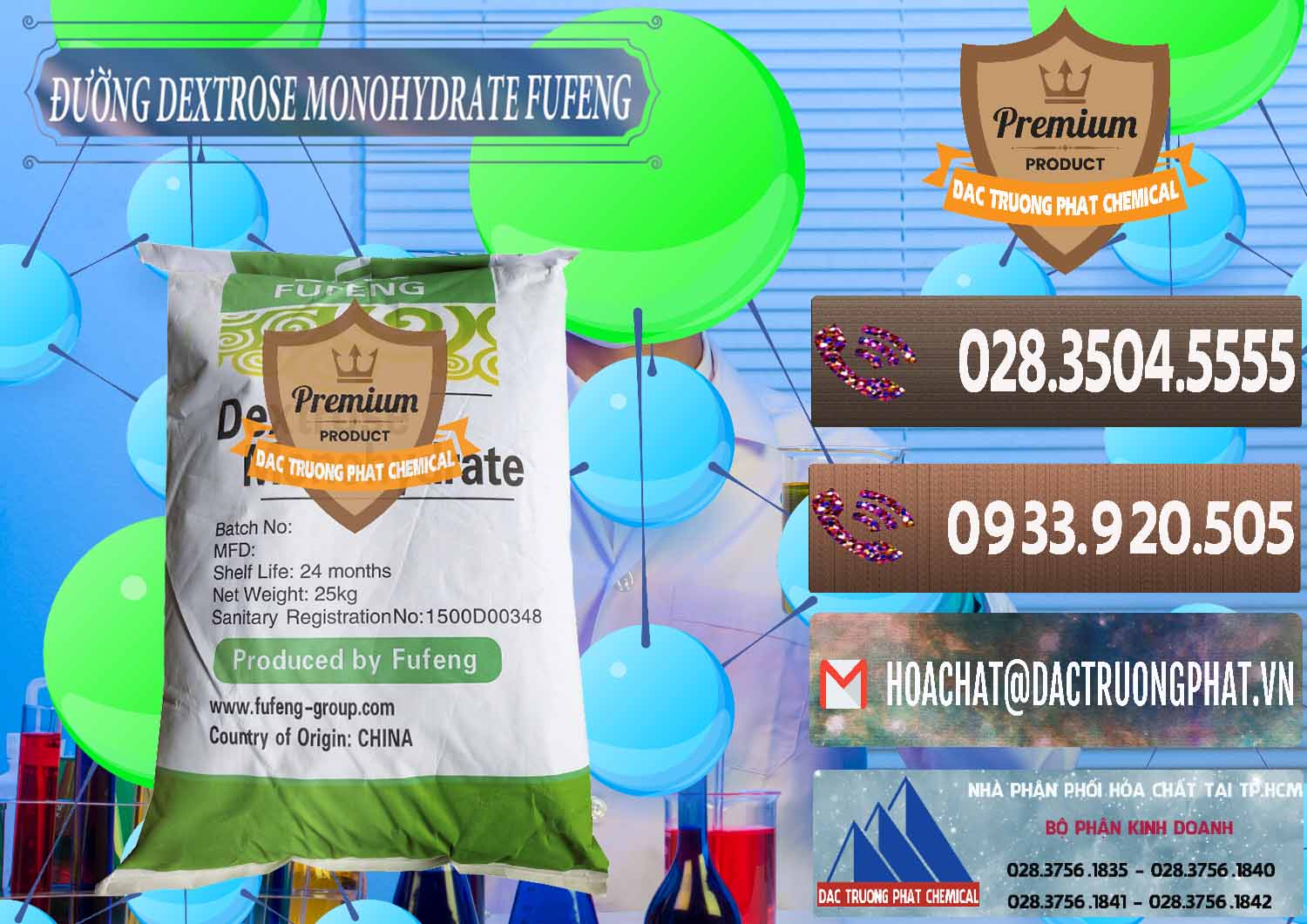 Công ty chuyên phân phối & bán Đường Dextrose Monohydrate Food Grade Fufeng Trung Quốc China - 0223 - Nơi chuyên nhập khẩu - phân phối hóa chất tại TP.HCM - hoachatviet.net