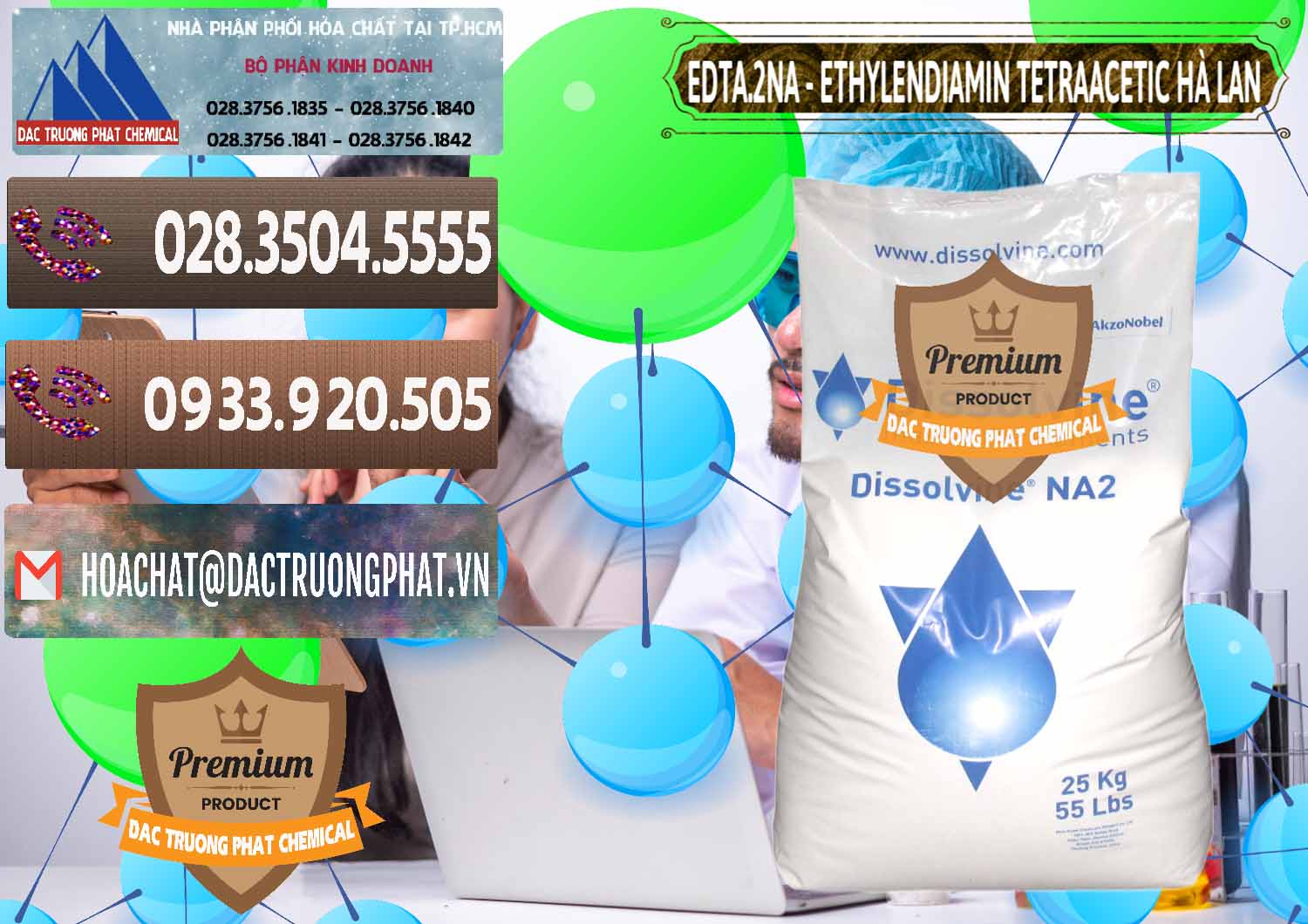 Nơi phân phối và bán Hóa chất Muối 2na Salt Ø Edta Na2 Dissolvine Hà Lan Cung cấp ( bán ) EDTA.2NA - Ethylendiamin Tetraacetic Dissolvine Hà Lan Netherlands - 0064 - Nhà nhập khẩu - phân phối hóa chất tại TP.HCM - hoachatviet.net