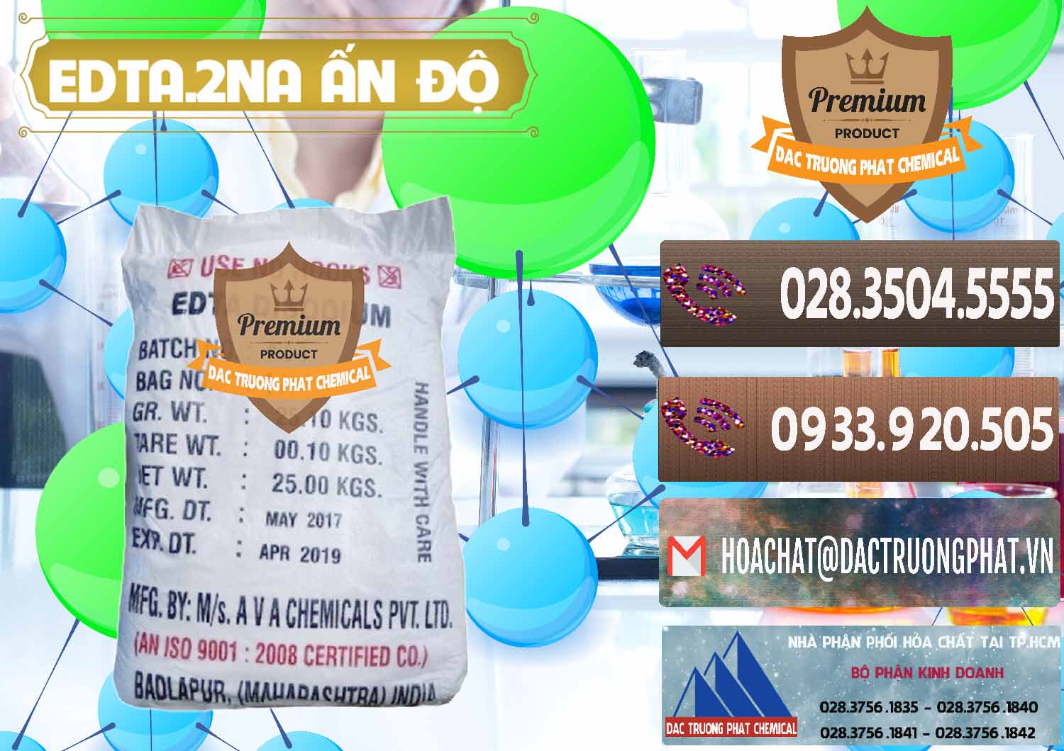 Cty cung ứng _ bán EDTA.2NA - Ethylendiamin Tetraacetic Ấn Độ India - 0416 - Nhà cung cấp ( bán ) hóa chất tại TP.HCM - hoachatviet.net