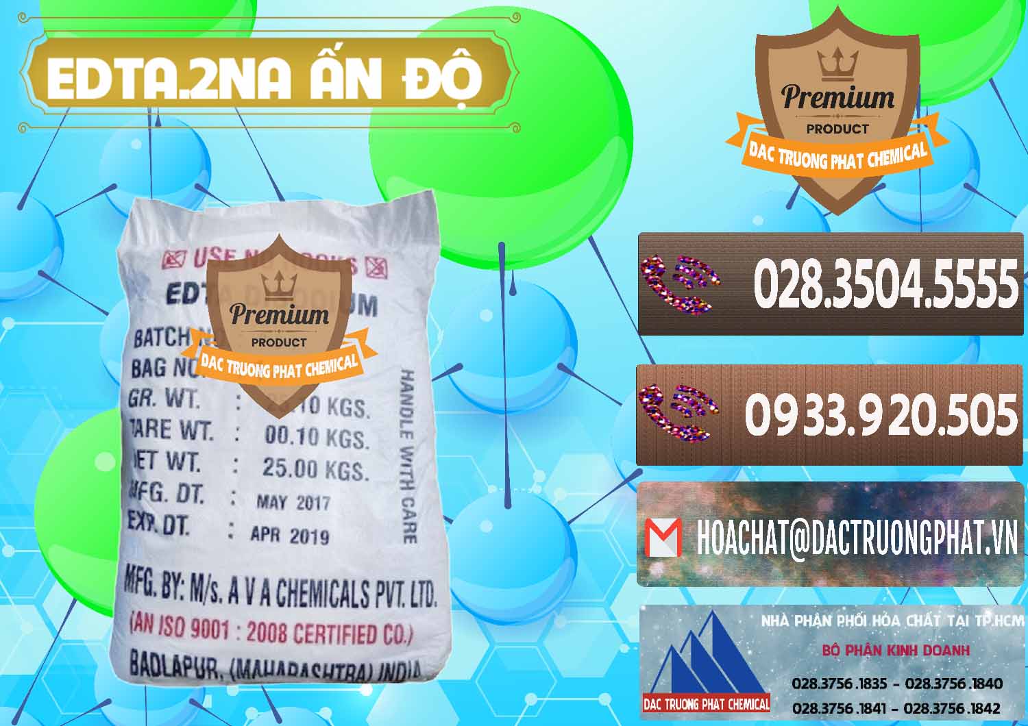 Đơn vị chuyên kinh doanh _ bán EDTA.2NA - Ethylendiamin Tetraacetic Ấn Độ India - 0416 - Nơi bán & phân phối hóa chất tại TP.HCM - hoachatviet.net