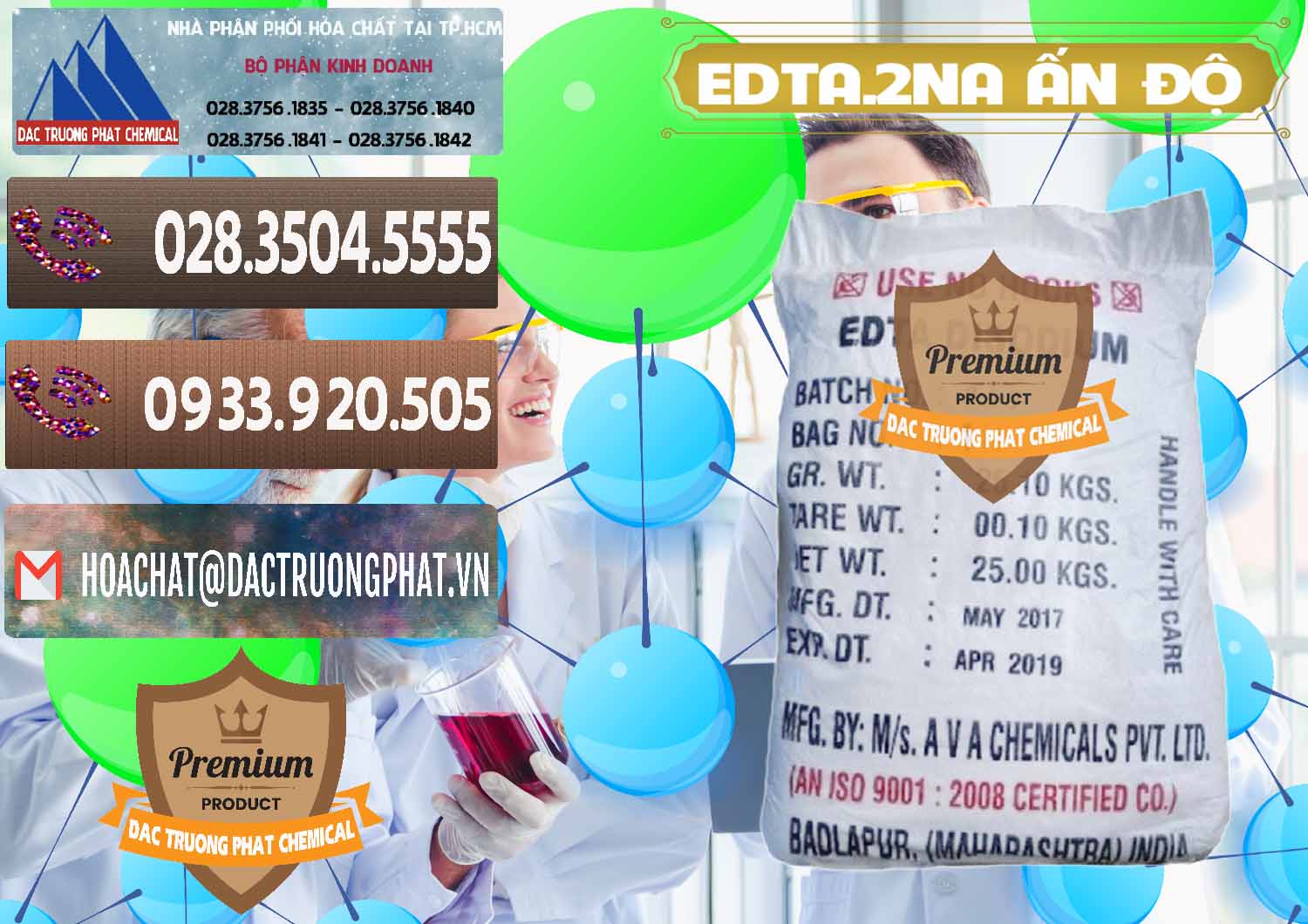 Địa chỉ chuyên bán » phân phối hóa chất Muối Ethylenediaminetetracetic Acid × Edta Na2 Ấn Độ India Cty bán _ phân phối EDTA.2NA - Ethylendiamin Tetraacetic Ấn Độ India - 0416 - Nơi chuyên nhập khẩu _ cung cấp hóa chất tại TP.HCM - hoachatviet.net