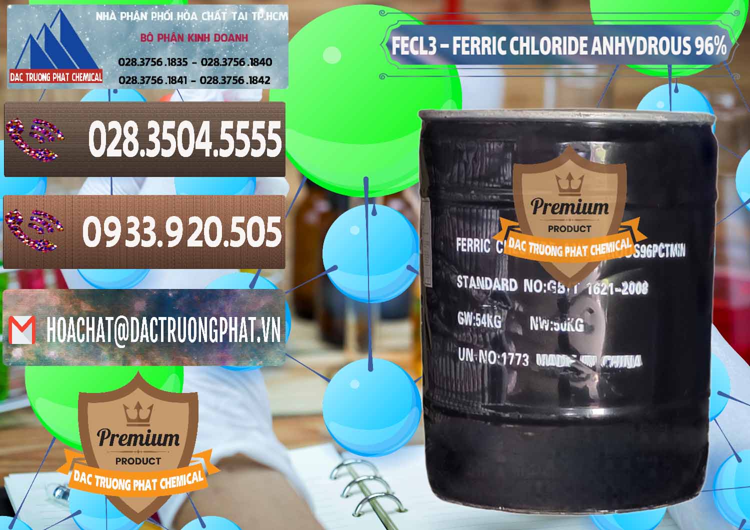 Nơi phân phối và bán FECL3 – Ferric Chloride Anhydrous 96% Trung Quốc China - 0065 - Đơn vị chuyên cung cấp và nhập khẩu hóa chất tại TP.HCM - hoachatviet.net