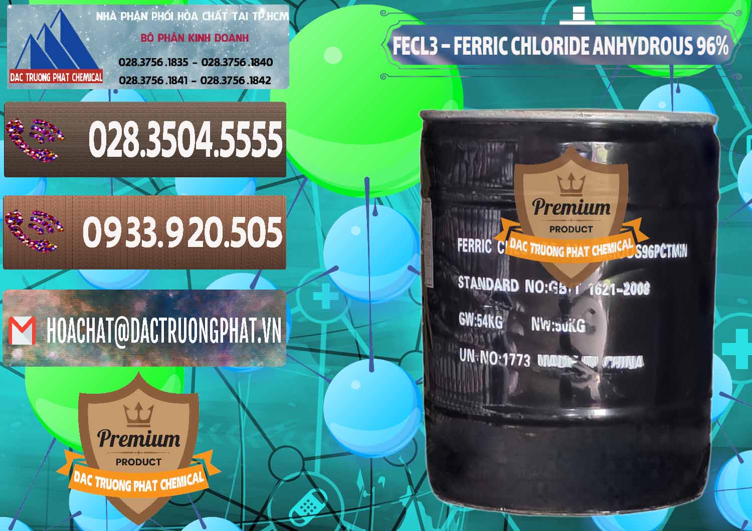 Phân phối ( bán ) FECL3 – Ferric Chloride Anhydrous 96% Trung Quốc China - 0065 - Nơi cung ứng & phân phối hóa chất tại TP.HCM - hoachatviet.net