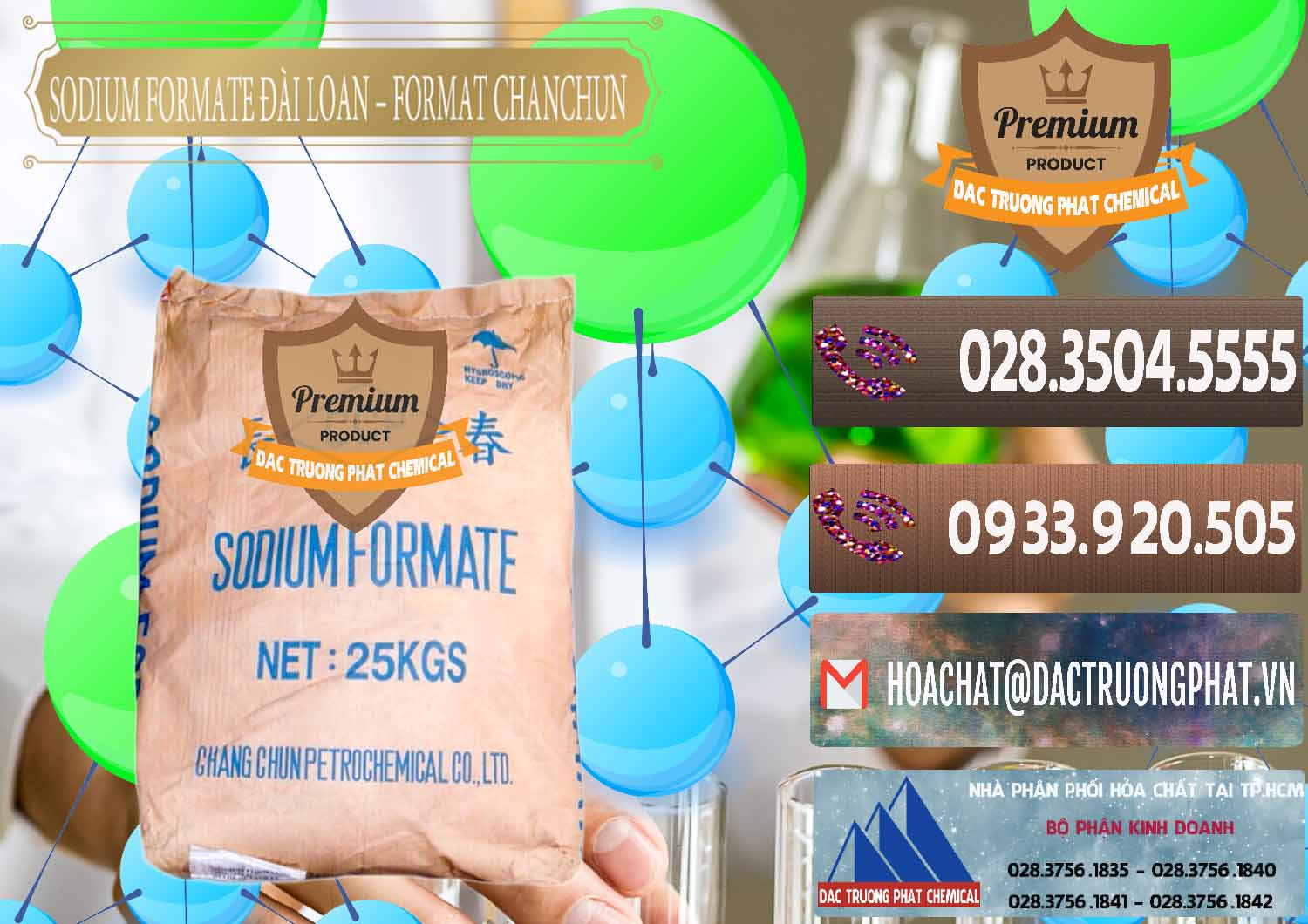 Cty chuyên bán và cung ứng Sodium Formate - Natri Format Đài Loan Taiwan - 0141 - Công ty phân phối và cung cấp hóa chất tại TP.HCM - hoachatviet.net
