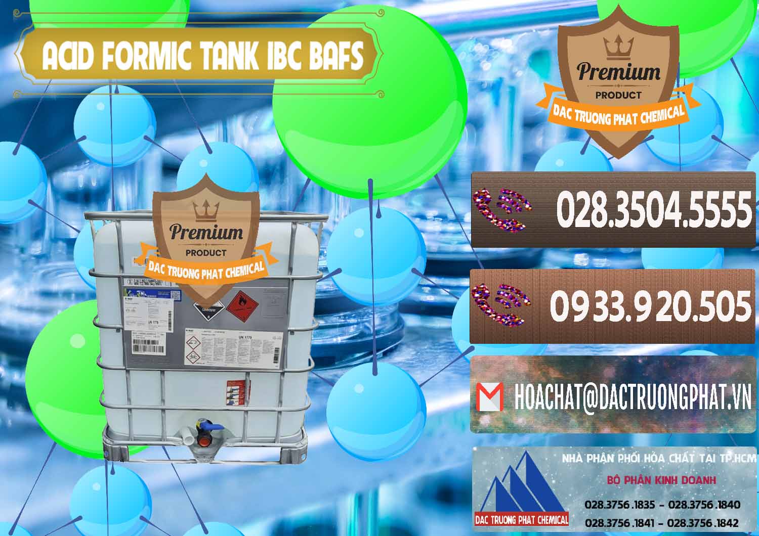 Công ty chuyên nhập khẩu và bán Acid Formic - Axit Formic Tank - Bồn IBC BASF Đức - 0366 - Nơi phân phối - cung ứng hóa chất tại TP.HCM - hoachatviet.net