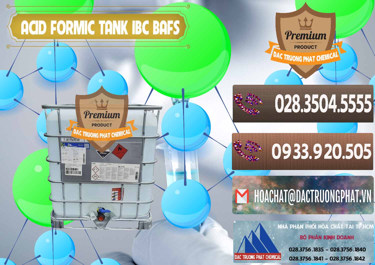 Cty cung ứng - bán Acid Formic - Axit Formic Tank - Bồn IBC BASF Đức - 0366 - Phân phối và cung ứng hóa chất tại TP.HCM - hoachatviet.net